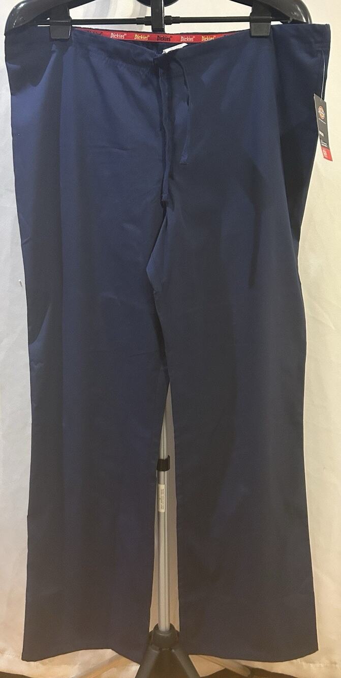NWT Dickie's EDS Navy Scrub Bottoms Unisex M